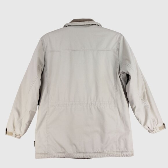 Pacific Trail Beige/White Fleece Plaid Lined Jacket Womes M - Picture 2 of 10